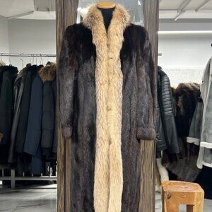 MINK & CRYSTAL FOX TUXEDO - SIZE SMALL - Yours for the low cost of $1895